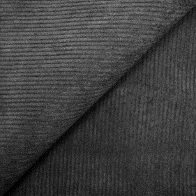 VILLA CARLOTTA - Banana-Blabla Velours côtelé noir Taille L + 1 Patch-Blabla