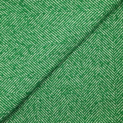 ULYSSE - Lainage vert chevrons - Banane taille M