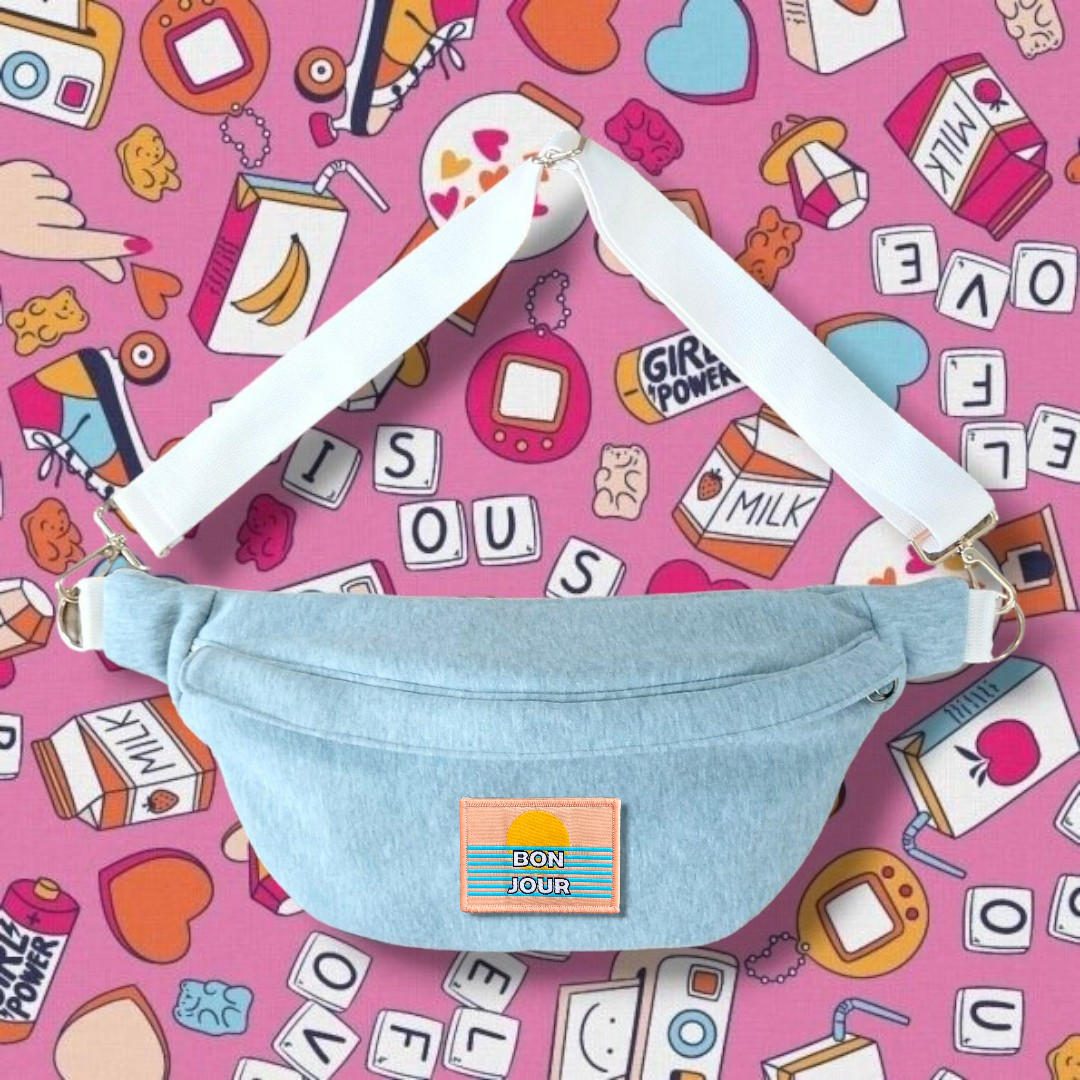 Collab Popotinandco / BANANA-BLABLA fleurie Taille L + 1 PATCH-BLABLA